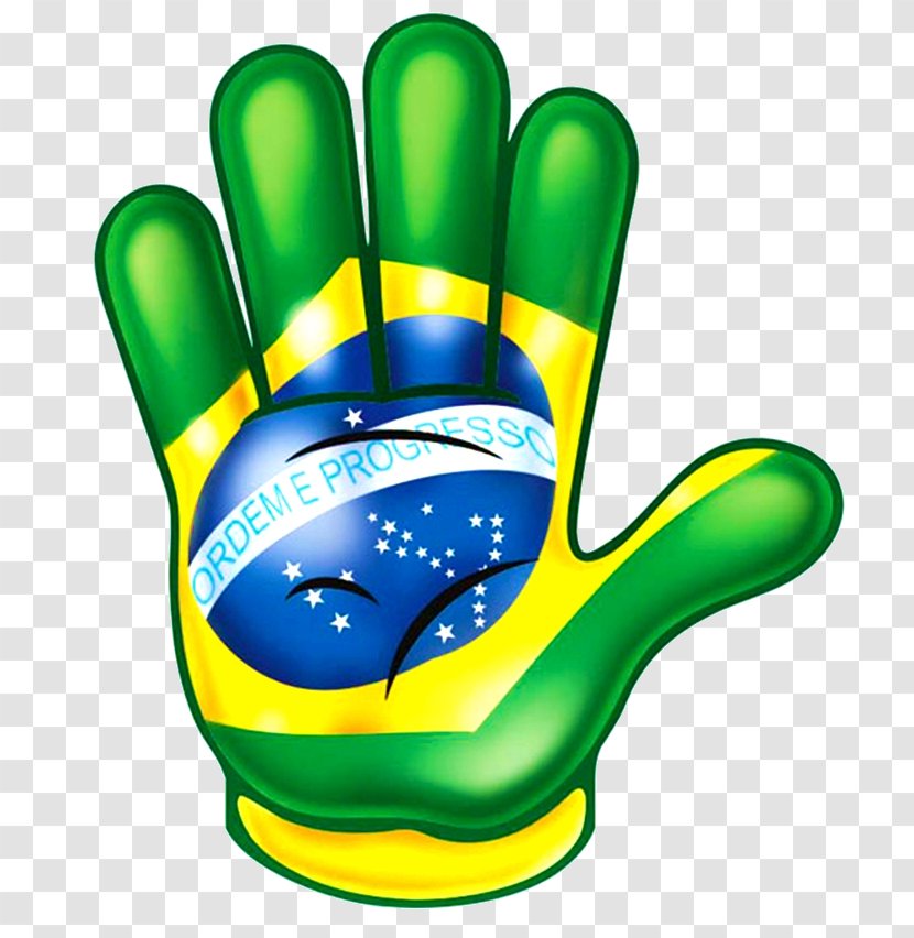 2014 FIFA World Cup 2018 Brazil National Football Team Thumb Painel - Soccer Goalie Glove Transparent PNG