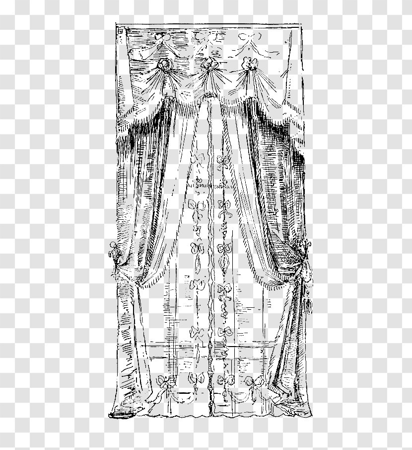 Drawing Visual Arts - Art - Curtains Transparent PNG