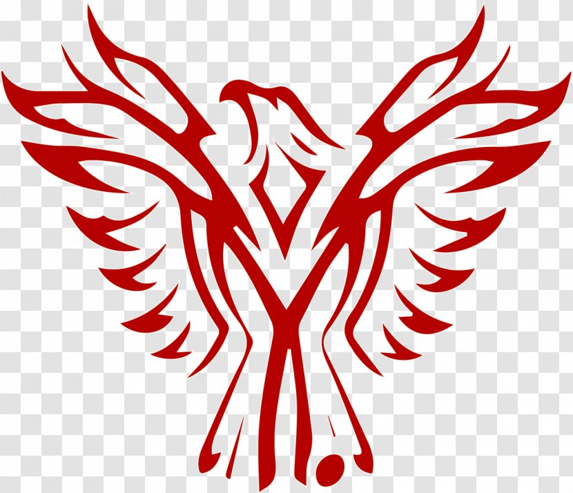 Firebird Phoenix Clip Art - Heart Transparent PNG