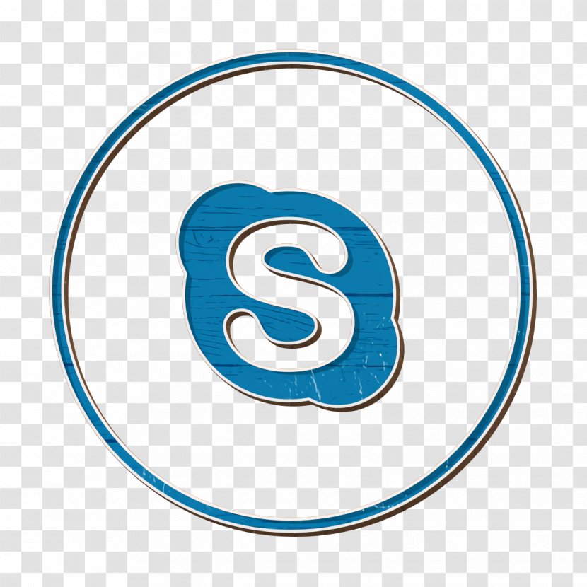 Skype Icon - System - Oval Electric Blue Transparent PNG