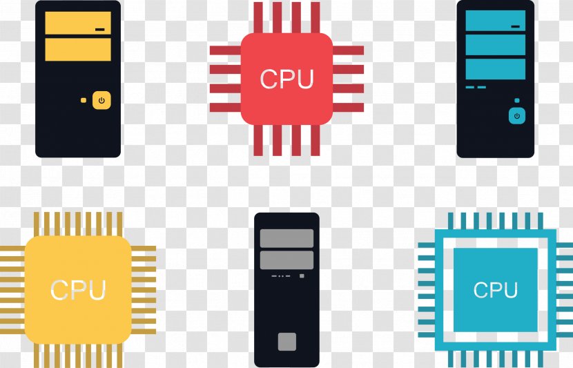 Central Processing Unit Euclidean Vector Processor Video Card - Telephony - CPU Illustration Transparent PNG