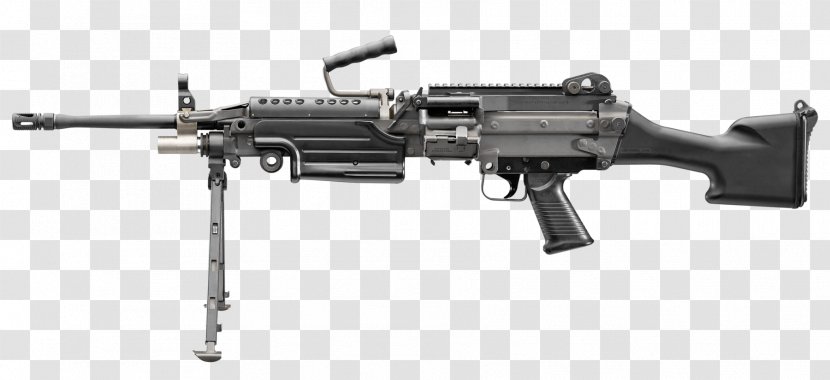 M249 Light Machine Gun FN Herstal Minimi Squad Automatic Weapon - Tree Transparent PNG