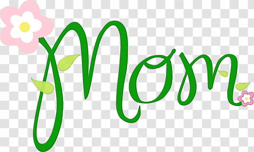 Green Text Font Logo Leaf Transparent PNG