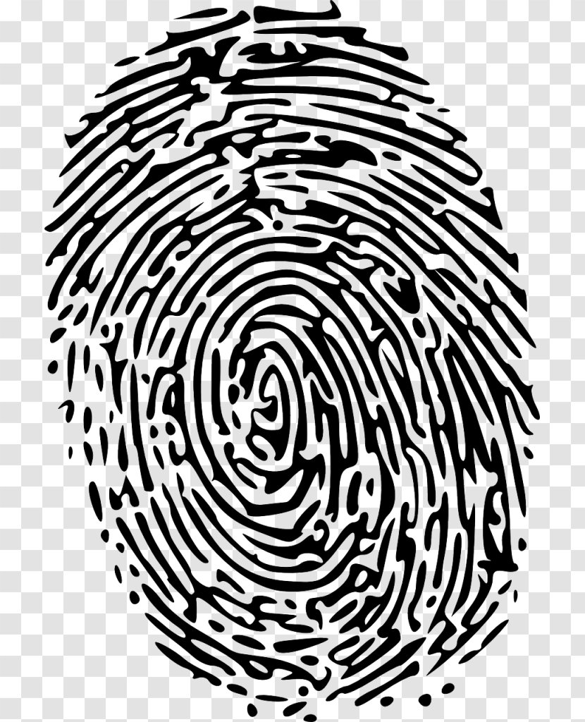 Device Fingerprint Clip Art - Monochrome - Id Transparent PNG