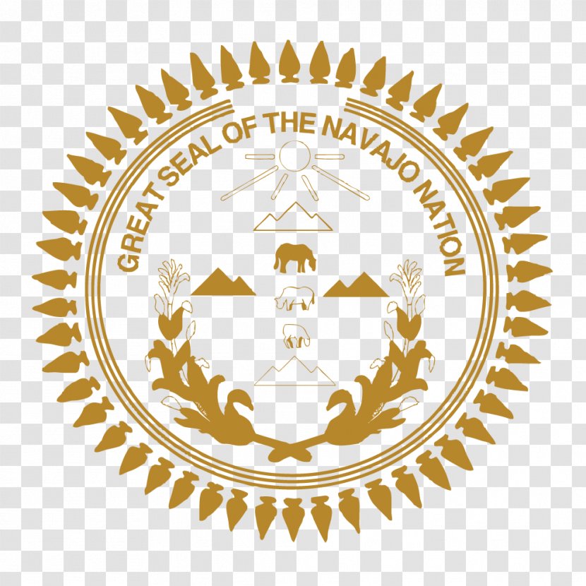 Great Seal Of The Navajo Nation Chinle Hopi Native Americans In United States - Inaugurated Transparent PNG