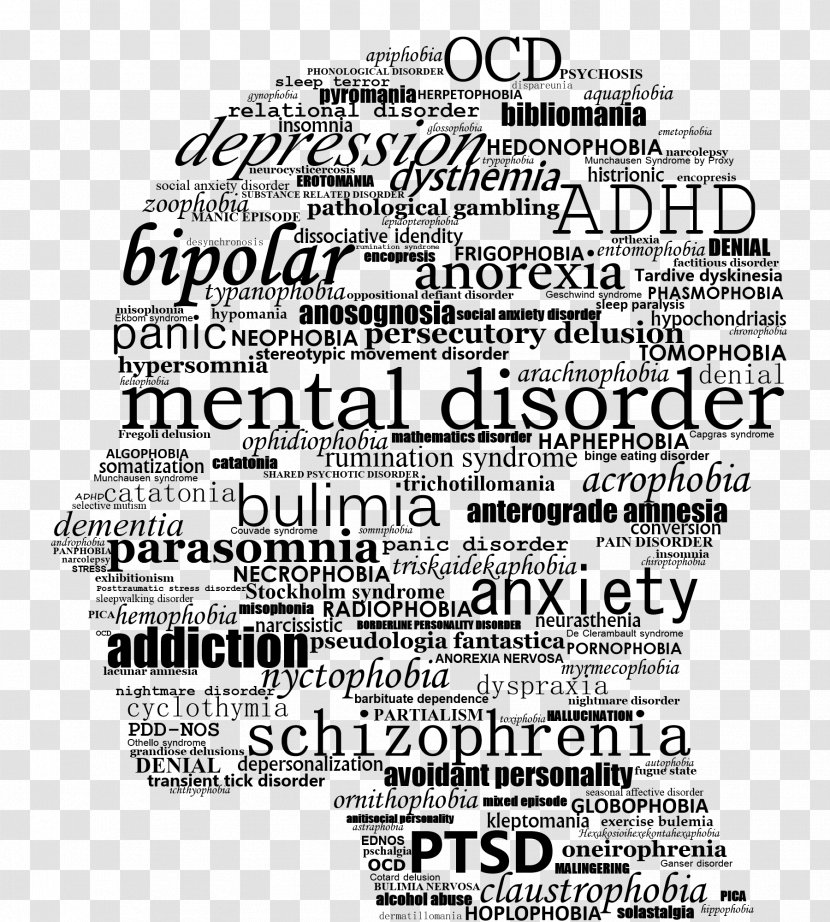 Mental Disorder Health Generalized Anxiety - Neurodevelopmental Transparent PNG