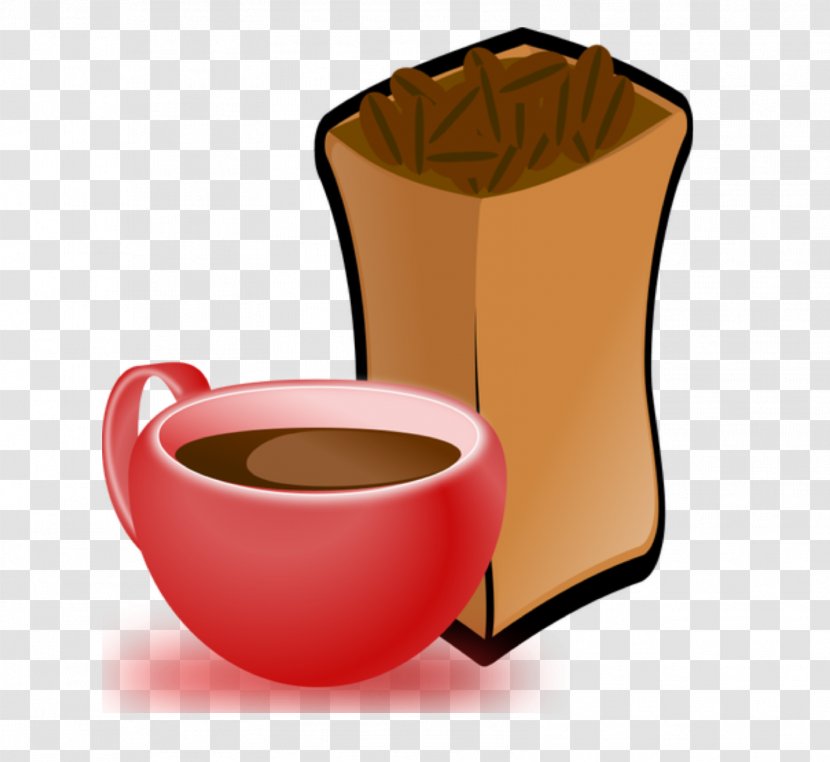 Cafe Coffee Cup Hot Chocolate Tea - Bean - Coffe Transparent PNG
