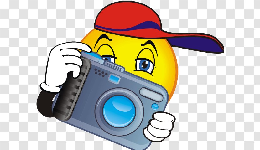 Camera Smiley Free Content Photography Clip Art - Yellow - Cliparts Transparent PNG