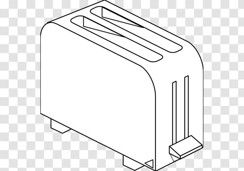 Toaster Coloring Book Line Art Clip - Material - Toast Transparent PNG