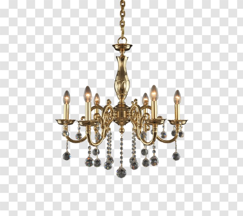 Chandelier Lighting Candle Brass - Baccarat - Crystal Chandeliers Transparent PNG