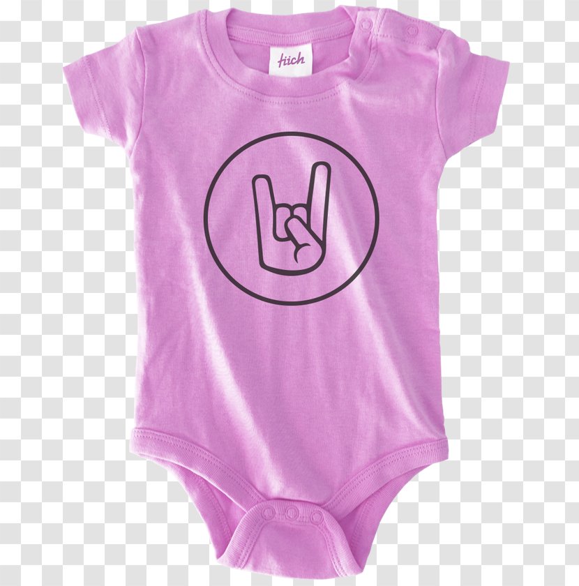 Baby & Toddler One-Pieces T-shirt Bodysuit Sleeve Infant - Purple Transparent PNG