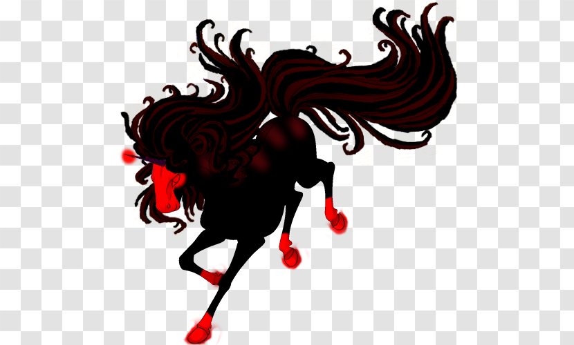 Red Unicorn Image Horn Legendary Creature - Fictional Character Transparent PNG
