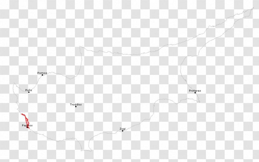 Line Art Map Angle - Animal Transparent PNG