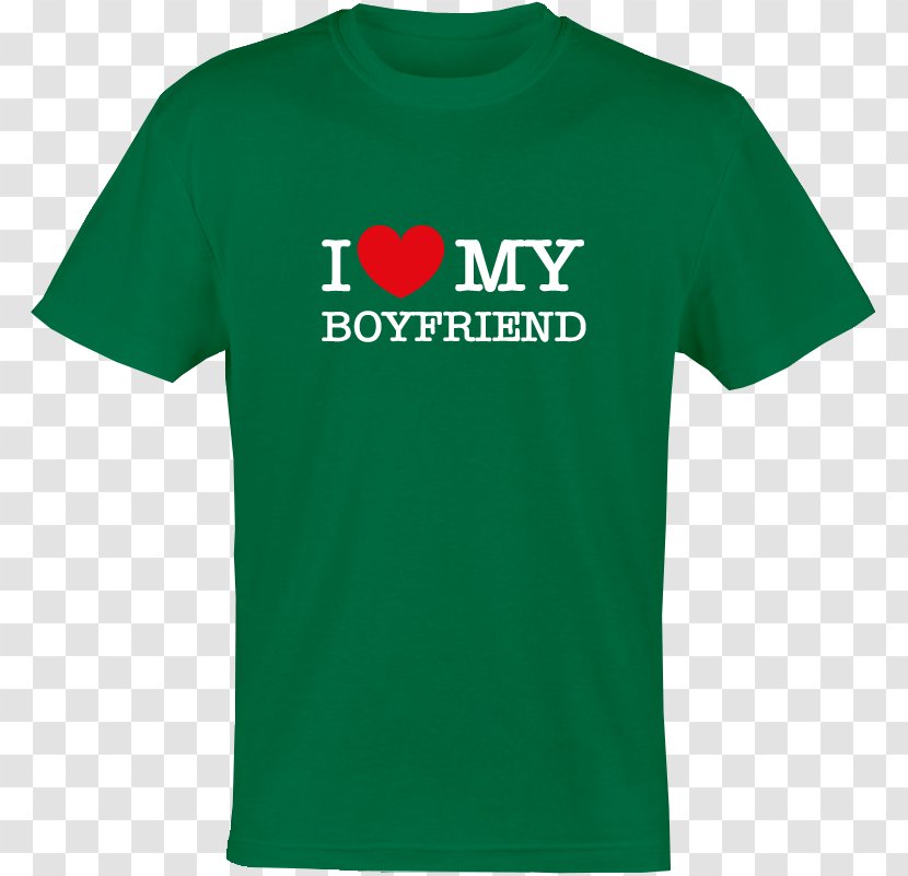 T-shirt Logo Sleeve Font - T Shirt - I Love My Boyfriend Transparent PNG
