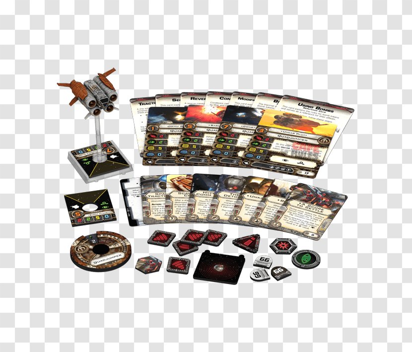 Star Wars: X-Wing Miniatures Game Fantasy Flight Games Wars X-Wing: Quadjumper Expansion Pack X-wing Starfighter - Lucasfilm Transparent PNG