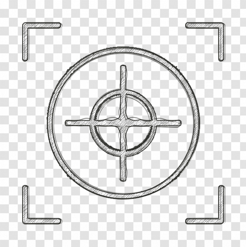 Hunting Icon Crosshair Icon Hunt Icon Transparent PNG