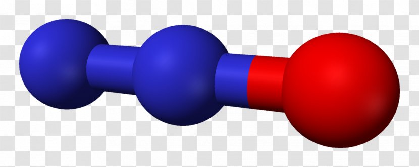 Nitrous Oxide Molecule Nitrogen Chemistry Ball-and-stick Model - Gas Transparent PNG