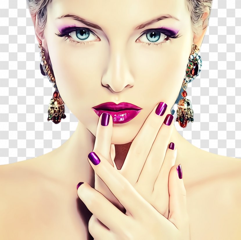 Face Lip Hair Skin Eyebrow - Head - Nose Transparent PNG