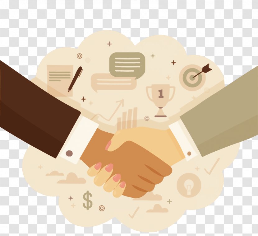Handshake Businessperson - Business - Vector Cooperation Happy Transparent PNG