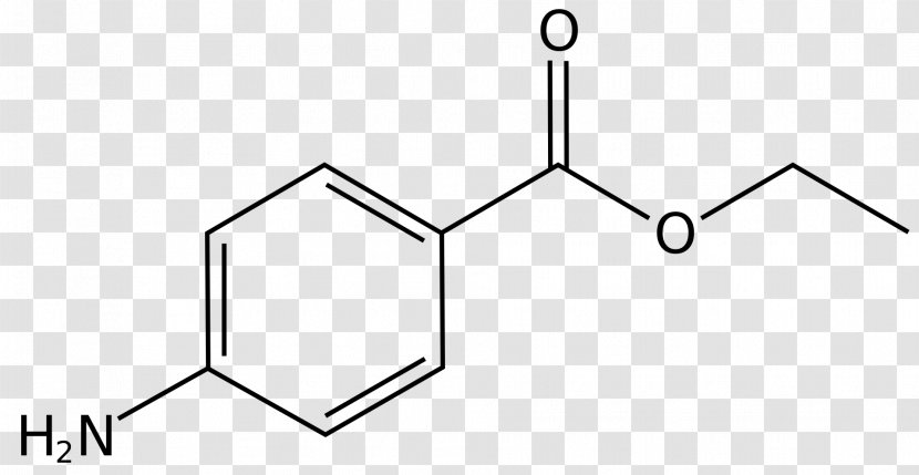 Benzocaine 4-Aminobenzoic Acid Ethyl Group Chemistry Chemical Formula - Symmetry - Cough Transparent PNG