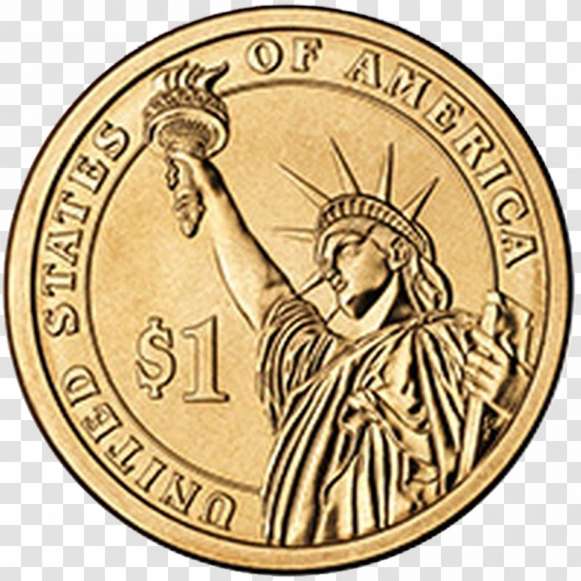 Dollar Coin Presidential $1 Program United States One-dollar Bill Half - Onedollar Transparent PNG