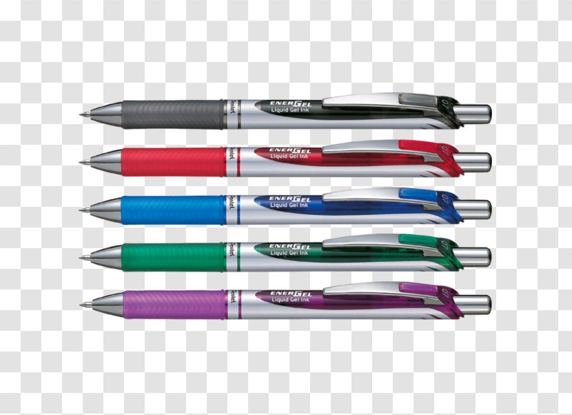 Rollerball Pen Pentel EnerGel Liquid Gel PEN Ballpoint - Pens Transparent PNG