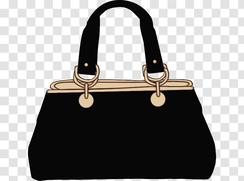 Handbag Bag Black White Shoulder - Material Property Tote Transparent PNG