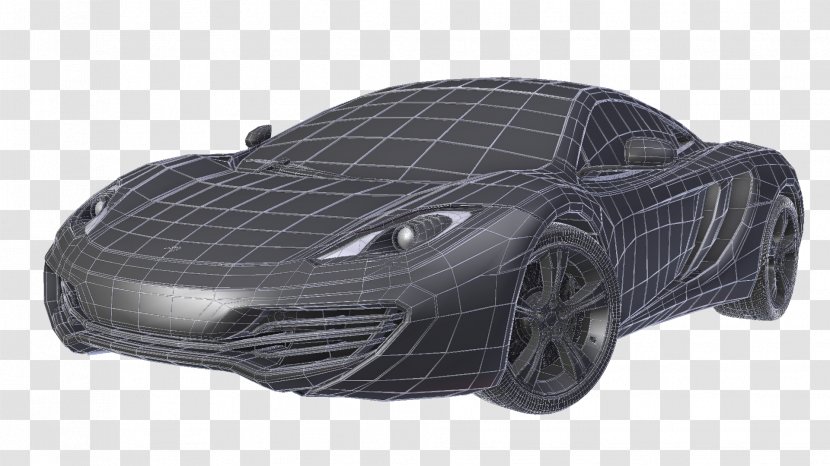 Sports Car McLaren 12C Motor Vehicle - Blender - Mclaren Transparent PNG