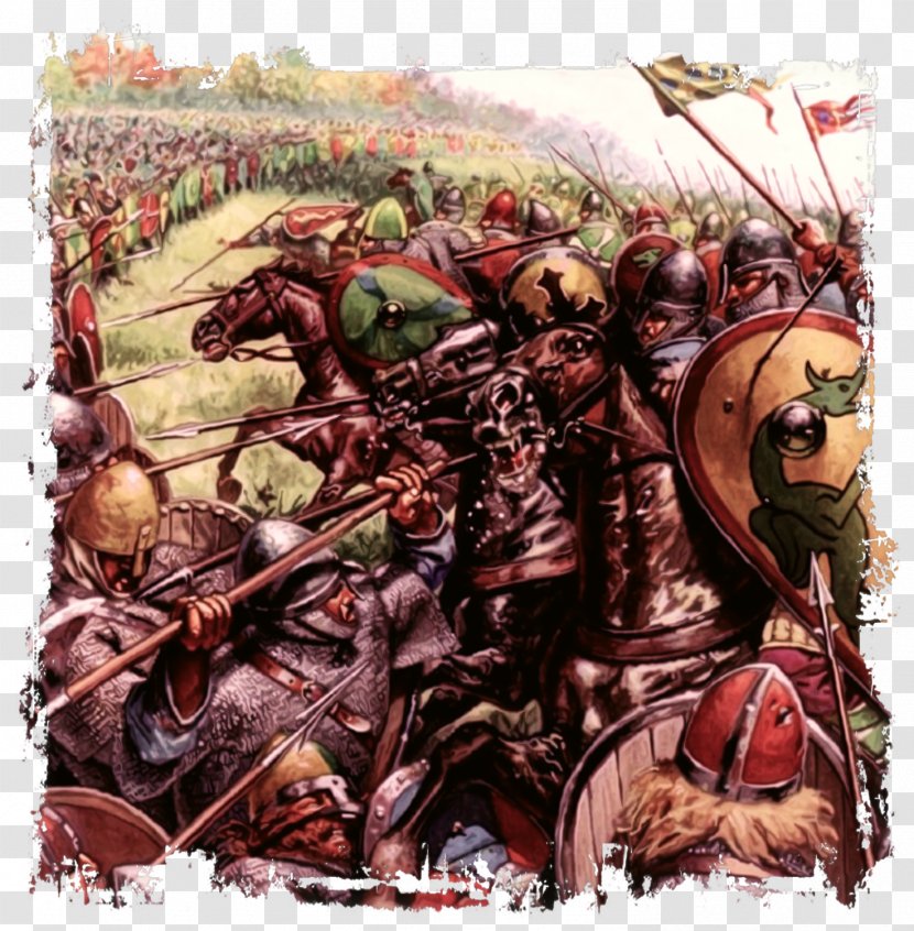 Battle Of Hastings Norman Conquest England Abbey Fulford - Historical Medieval Battles Transparent PNG