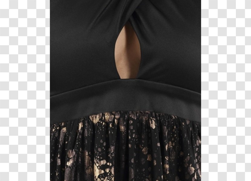 Dress Velvet Satin Shoulder Neck - Gold Splash Transparent PNG
