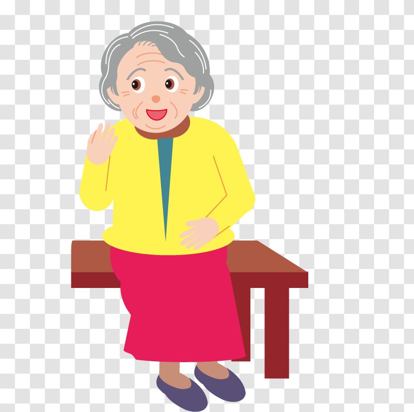 Old Age Child Clip Art - Standing - Elderly Woman Image Transparent PNG