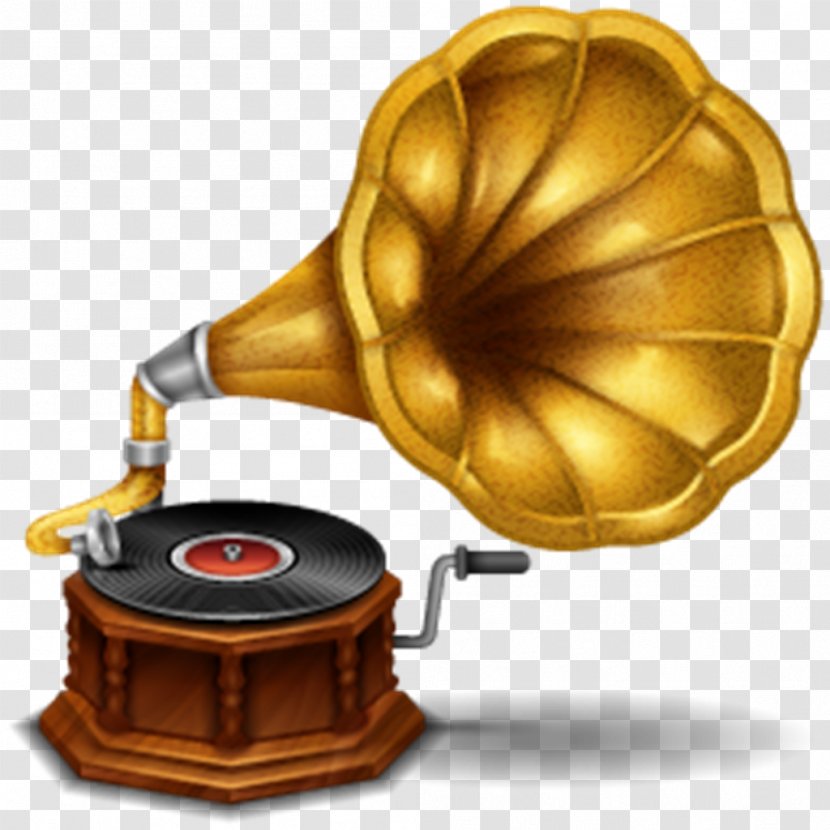 Phonograph Gramophone Download - Flower - Speaker Transparent PNG