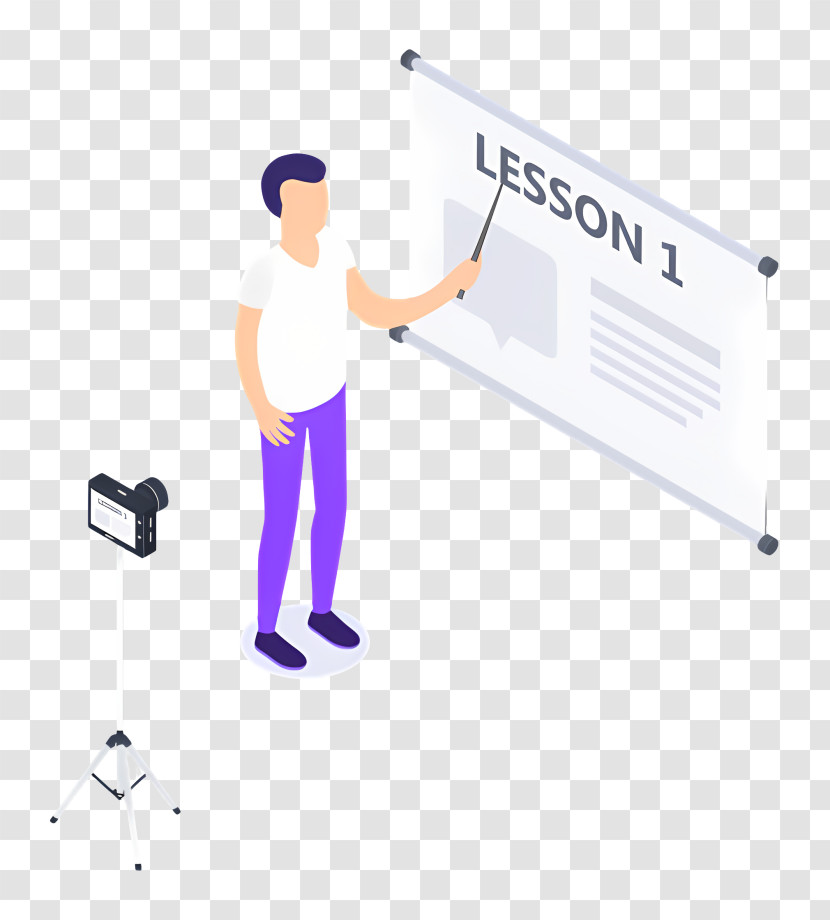 Lesson 1 - Teacher Presenting Lesson 1 Transparent PNG