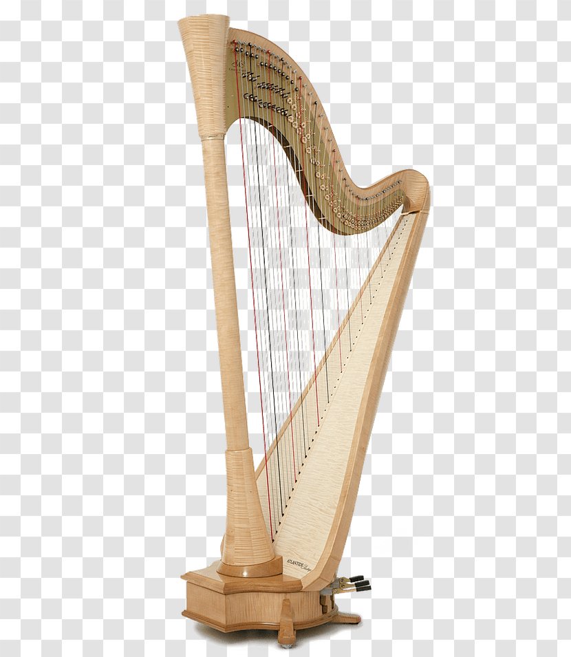 Pedal Harp Musical Instruments Celtic Camac Harps - Silhouette Transparent PNG