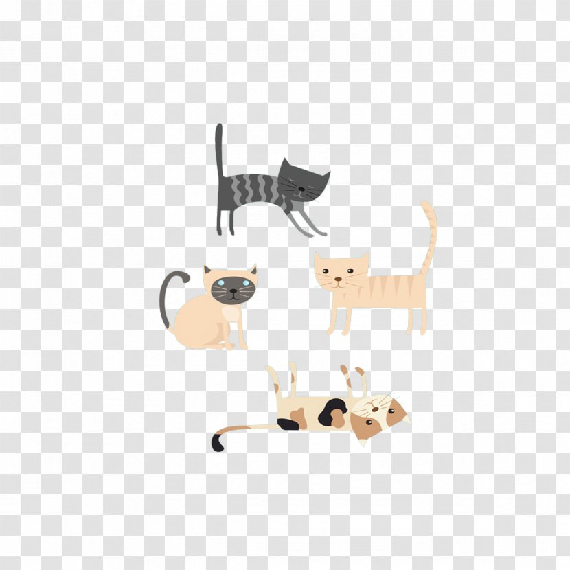 Cat Kitten Cross-stitch Pattern - Cuteness - Decorative Cartoon Transparent PNG