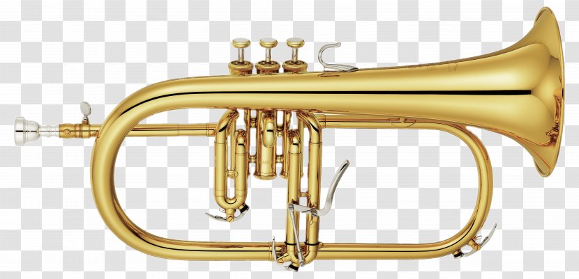 Flugelhorn French Horns Yamaha Corporation Trumpet Cornet - Silhouette Transparent PNG