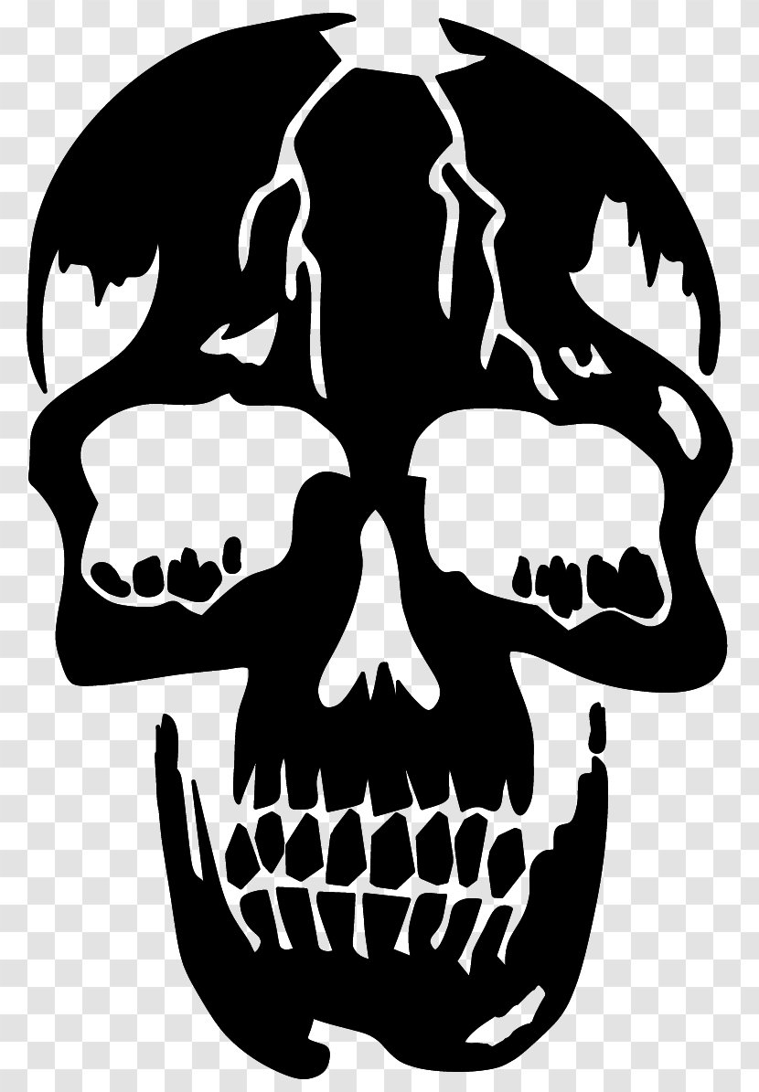 Skull T-shirt Calavera Bandana Head - Totenkopf Transparent PNG