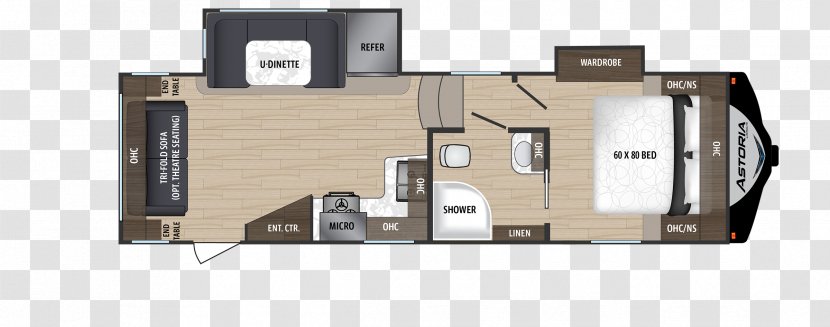 Floor Plan House Camper City - Keystone Rv Co Transparent PNG