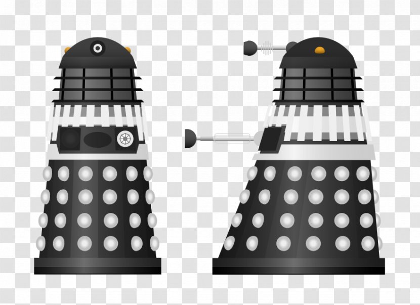 Doctor Dalek Variants Davros Genesis Of The Daleks - Black And White Transparent PNG