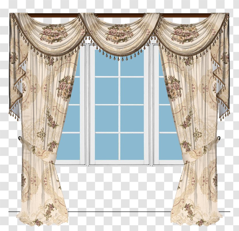 Curtain Window Treatment Valances & Cornices Drapery - Interior Design Transparent PNG