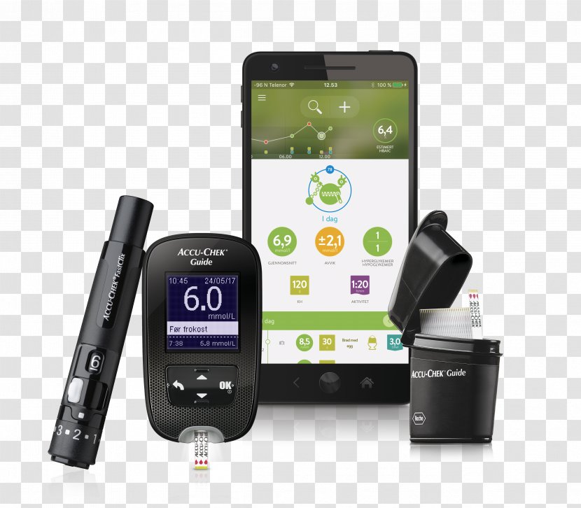 Blood Glucose Meters Diabetes Mellitus Feature Phone Care - Telephone Transparent PNG