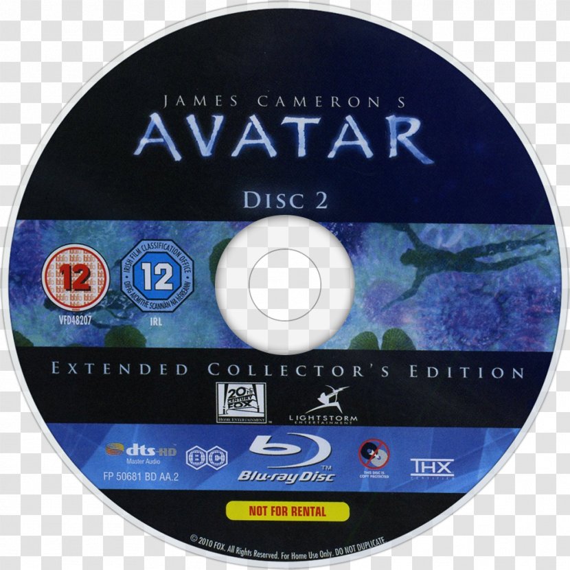 Compact Disc James Cameron's Avatar: The Game Blu-ray PlayStation 3 - 3d Tv Transparent PNG