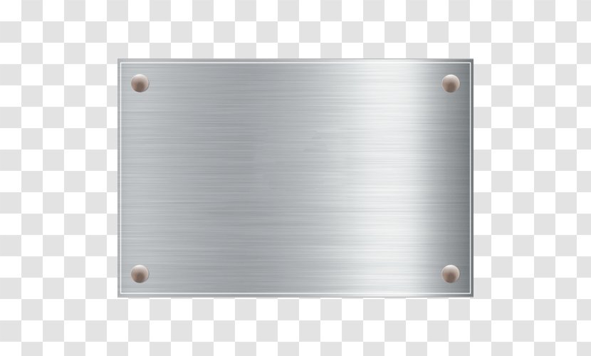 Metal Steel Material - Plaque Transparent PNG