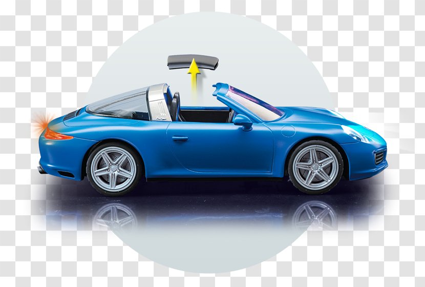 Porsche 911 Targa 4S Sports Car Playmobil Transparent PNG