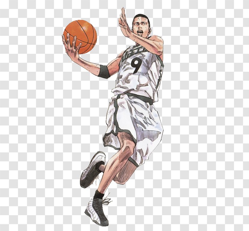 Rukawa Kaede Sakuragi Hanamichi Slam Dunk Basketball - Frame Transparent PNG