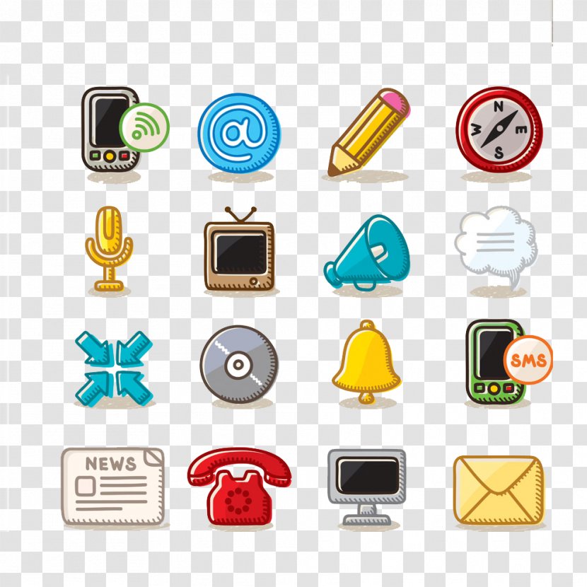 Cartoon Drawing Icon - Favicon - Mobile Phone Logo Transparent PNG