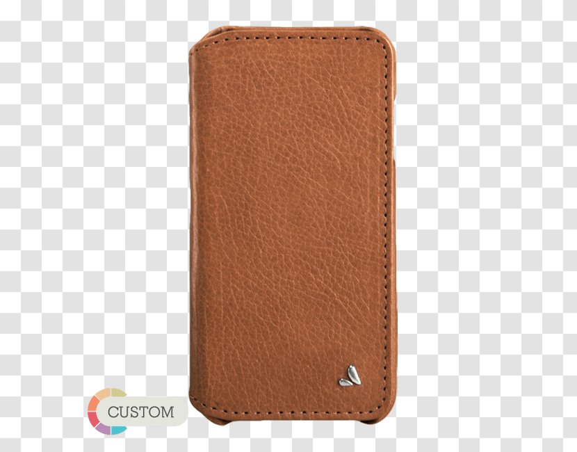 IPhone 6S Leather Lacoste Trench Coat Wallet - Brown - Handwork Transparent PNG