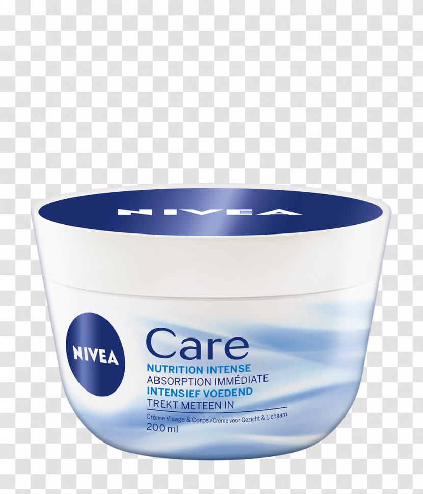 Cream NIVEA Care Intensive Pflege Moisturizer Fat - Face Transparent PNG