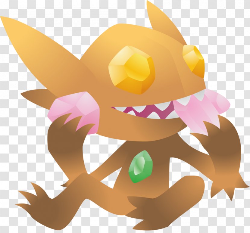 Sableye Pokémon GO Art - Yellow - Pokemon Go Transparent PNG