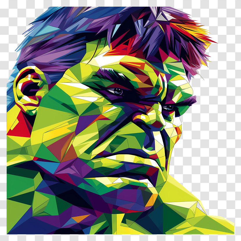 Hulk - Colorful Hulk Illustration Transparent PNG